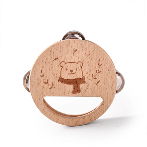 Montessori Wooden Toy Multicolor Xylophone Bell Beads Drum Column Musical Instrument Toy Kid Educational Musical Instrument Gift