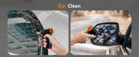 WOLFBOX MF50 Electric Air Duster Air Blower-110000RPM Super Power, Rechargeable 3-Gear Brushless Motor for Car/PC/Home/Outdoor