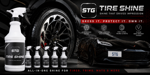 STG Tire Shine & Trim Long-lasting water-resistant protection